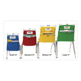 Victor® Elastic-Back Seat Sack for Chairs 12" to 17" Wide, 11 x 15.5 x 14, Fabric, Red (SSK10101) Each