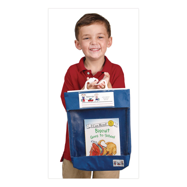 Victor® Seat Sack Read-n-Go Reading Bag, 10.5 x 2 x 16, Blue (SSK00080) Each