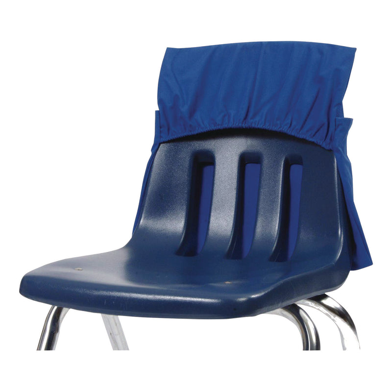 Victor® Elastic-Back Seat Sack for Chairs 12" to 17" Wide, 11 x 16 x 14, Fabric, Blue (SSK00101) Each