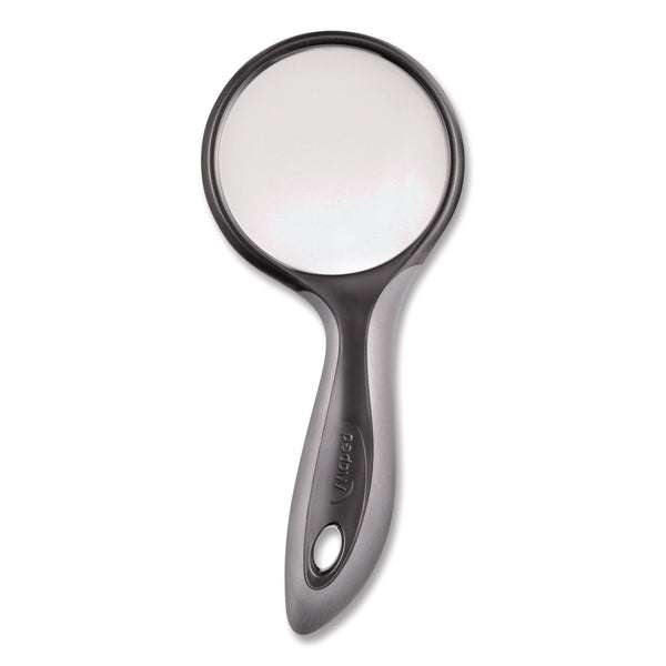 2.5X Soft Touch Large Magnifying Glass, Plastic Lens, 3" dia, Randomly Assorted Color (MHX393549) Each