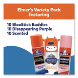 Glue Stick Variety Pack, 0.21 oz, Dries Clear, 30/Pack (SAN2213791) Box of 4