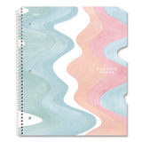 Five Star® Brushy Moves Pastel Waves Design Notebook w/ Study App, 1-Subject, Wide/Legal Rule, Assorted Cover Color, (80)11 x 8.5 Sheets (MEA930060F) Each