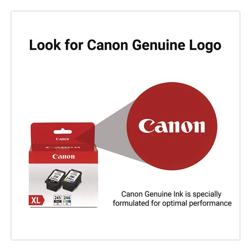 Canon 8278B023  (PG-245XL/CL-246XL) High-Yield Ink, Black/Color (CNM8278B023) Each