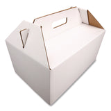 SCT® Carryout Barn Boxes, Large Corugated, 12 x 18 x 9, White/Kraft, 25/Carton (SCH2763) Case of 25