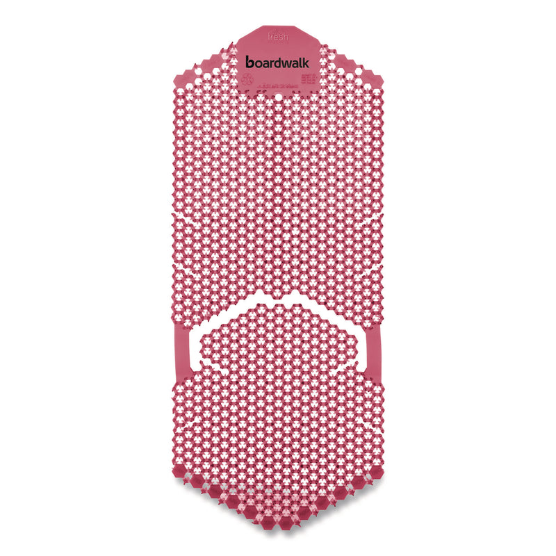 Vertical Urinal Screen, Spiced Apple Scent, Red, 5.22 oz, 6/Carton (BWKVERUSRD) Case of 6