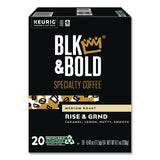 BLK & Bold Rise and GRND K-Cups, 0.41 oz K-Cup, 20/Box (GMT0055) Box of 20