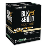 BLK & Bold Rise and GRND K-Cups, 0.41 oz K-Cup, 20/Box (GMT0055) Box of 20