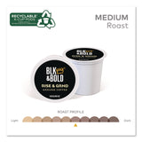 BLK & Bold Rise and GRND K-Cups, 0.41 oz K-Cup, 20/Box (GMT0055) Box of 20