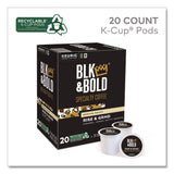 BLK & Bold Rise and GRND K-Cups, 0.41 oz K-Cup, 20/Box (GMT0055) Box of 20