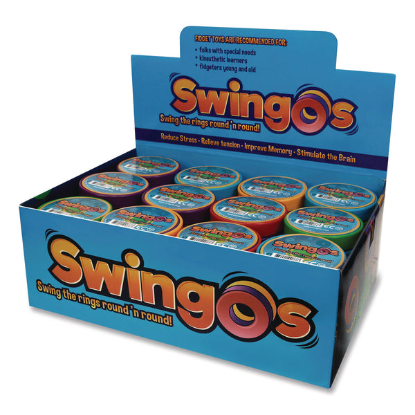 TPG Creations™ Swingos Fidget Toy, Small, Assorted Colors, 24/Carton (TPG868) Case of 24