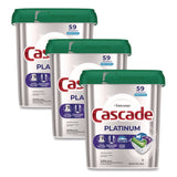 Cascade ActionPacs, Fresh Scent, 31.8 oz, 59 Pacs/Tub, 3 Tubs/Carton (PGC15534CT) Case of 3