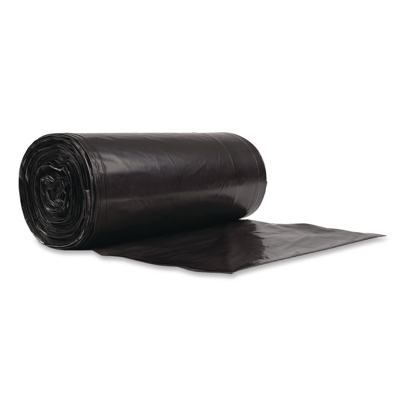 Eco Strong Can Liners, 60 gal, 1.35 mil, 38" x 58", Black, Perforated Roll, 100/Carton (PITEC385812K) Case of 100