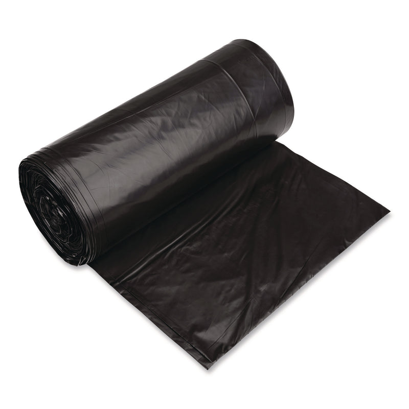 Eco Strong Can Liners, 60 gal, 1.35 mil, 38" x 58", Black, Perforated Roll, 100/Carton (PITEC385812K) Case of 100