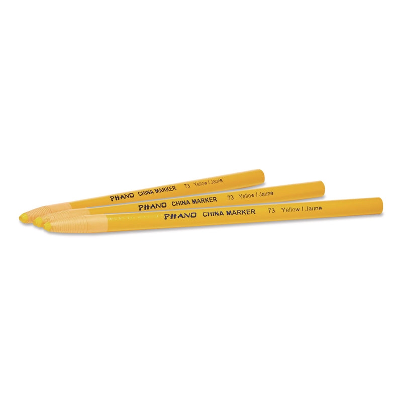 Dixon China Marker, Yellow, 12/Pack (DIX000730002) Pack of 12