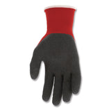 MCR™ Safety Ninja Flex Latex Coated Palm Gloves, EN388: 3131, 10" Long, Medium, Red/Gray, 12 Pairs (CRWN9680M) 1 Dozen