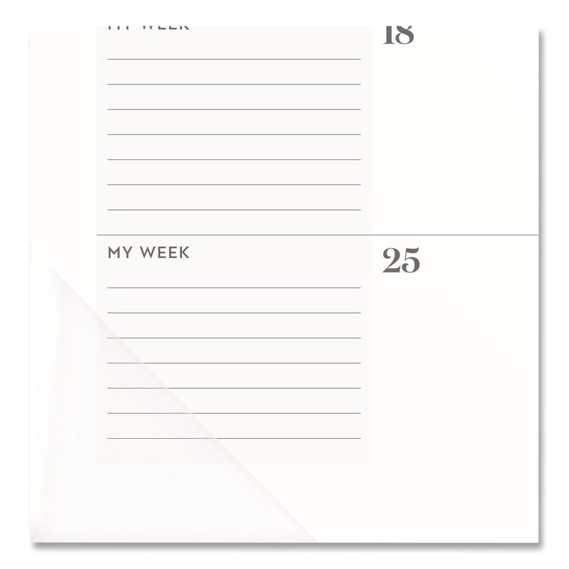 Cambridge® WorkStyle Monthly Desk Pad Calendar, 21.75 x 17, White Sheets, Teal Headband/Clear Corners, 12-Month (Jan-Dec): 2026 (AAG1606704) Each
