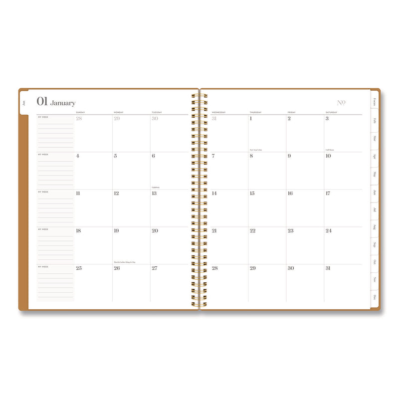 Cambridge® WorkStyle Weekly/Monthly Planner, 11 x 8.5, Baked Clay Cover, 12-Month (Jan-Dec): 2026 (AAG160690507) Each