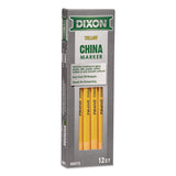 Dixon China Marker, Yellow, 12/Pack (DIX000730002) Pack of 12