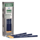 Dixon China Marker, Blue, 12/Pack (DIX000800002) Pack of 12