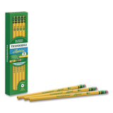 Dixon Ticonderoga Laddie Woodcase Pencil with Microban, HB (#2), Black Lead, Yellow Barrel, 12/Pack (DIX133040002) Pack of 12