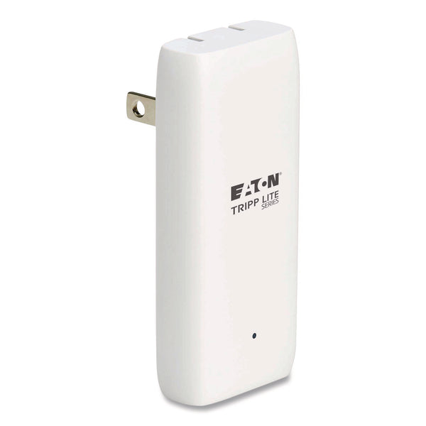 Tripp Lite by Eaton Flat One-Port USB-C Wall Charger with GaN Technology, White (TRPU280WF120C1G) Each