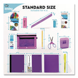 enday Back to School Supplies Kit for Grades K-5, Purple (EDY1316) 1 Kit