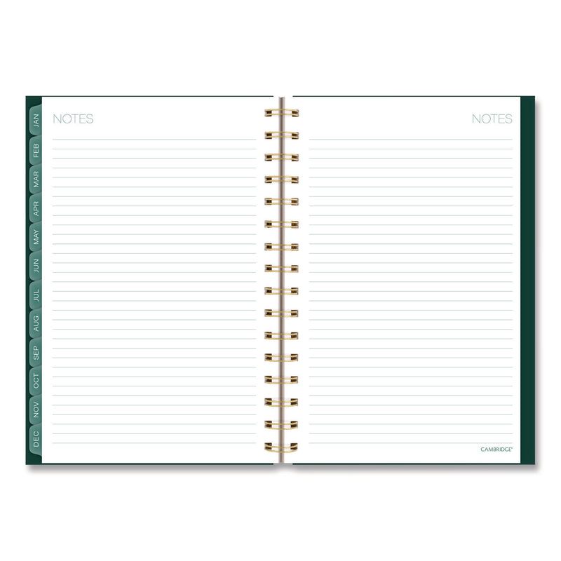 Cambridge® Emerald Isle Weekly/Monthly Planner, 8.5 x 5.5, Green Marbled Cover, 12-Month (Jan-Dec): 2026 (AAG1758200) Each