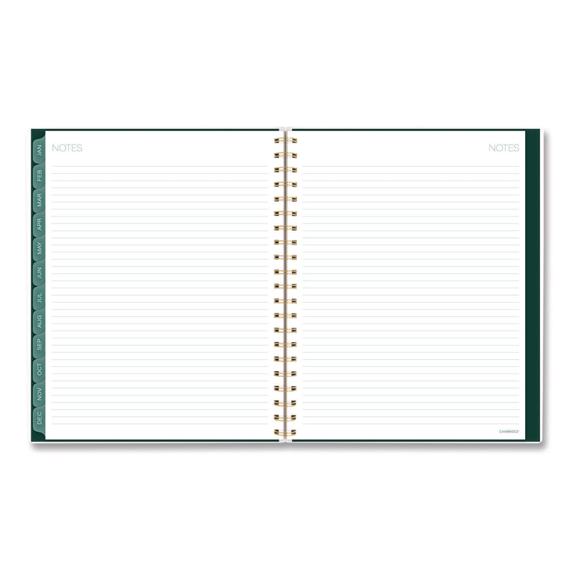 Cambridge® Emerald Isle Weekly/Monthly Planner, 11 x 8.5, Green Marbled Cover, 12-Month (Jan-Dec): 2026 (AAG1758905) Each