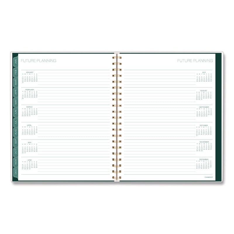 Cambridge® Emerald Isle Weekly/Monthly Planner, 11 x 8.5, Green Marbled Cover, 12-Month (Jan-Dec): 2026 (AAG1758905) Each
