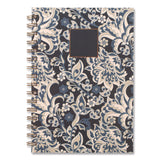Cambridge® Elizabeth Weekly/Monthly Planner, 8.5 x 5.5, Floral Artwork, Blue Cover, 12-Month (Jan-Dec): 2026 (AAG1763200) Each
