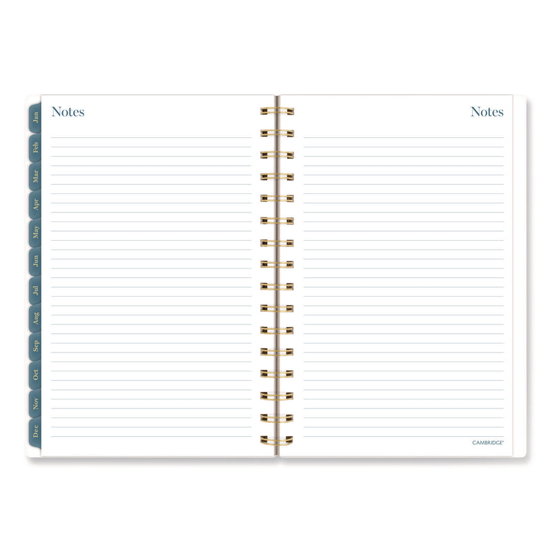 Cambridge® Midnight Garden Weekly/Monthly Planner, 8.5 x 5.5, Floral Artwork, Black/Pink/Green Cover, 12-Month (Jan-Dec): 2026 (AAG1768200) Each