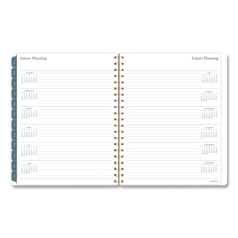 Cambridge® Midnight Garden Weekly/Monthly Planner, 11 x 8.5, Floral Artwork, Black/Pink/Green Cover, 12-Month (Jan-Dec): 2026 (AAG1768905) Each