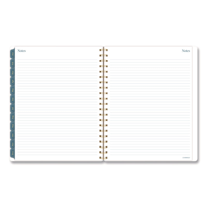 Cambridge® Midnight Garden Weekly/Monthly Planner, 11 x 8.5, Floral Artwork, Black/Pink/Green Cover, 12-Month (Jan-Dec): 2026 (AAG1768905) Each