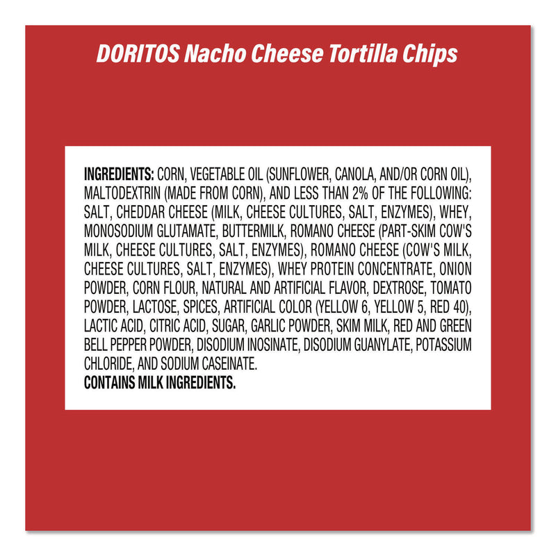Snack Box Pros Doritos Nacho Cheese Tortilla Chips and Welch's Mixed Fruit Snacks, (50) 1oz Bag Chips, (66) 0.8 oz Pouch Fruit Snacks/Bundle (GRR60004174) 1 Bundle