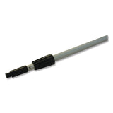 Boardwalk® Aluminum Extension Pole, 96", Silver/Black (BWK8POLE6) Each