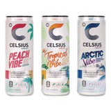 Celcius Vibe and Pop Tarts Variety Combo Pack,(18) 12oz Cans,(24) Frosted Strawberry/(24) Frosted Brown Sugar Cinnamon/Bundle (GRR60004172) 1 Bundle