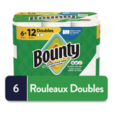 Bounty® Select-a-Size Kitchen Roll Paper Towels, 2-Ply, White, 10.2 x 11, 75 Sheets/Roll, 6 Triple Rolls/Pack (PGC16008) Case of 6