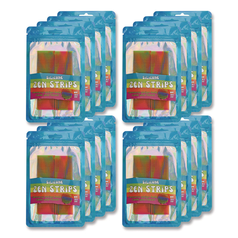 TPG Creations™ Silicone Zen Strips, Multicolor, 2/Pack, 24 Packs/Carton (TPG89624) Case of 24