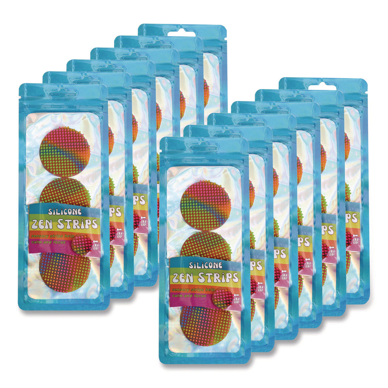 TPG Creations™ Silicone Zen Dots, Multicolor, 3/Pack, 24 Packs/Carton (TPG89724) Case of 24