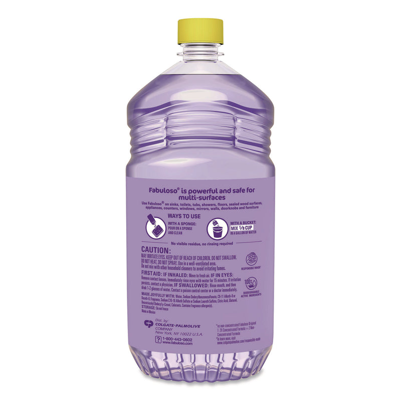 Fabuloso® Multi-Use Cleaner, Light Lavender Scent, 56 oz Bottle, 6/Carton (CPC61045945) Case of 6