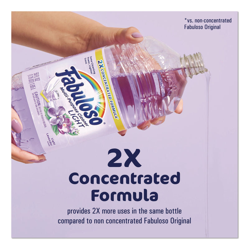 Fabuloso® Multi-Use Cleaner, Light Lavender Scent, 56 oz Bottle, 6/Carton (CPC61045945) Case of 6