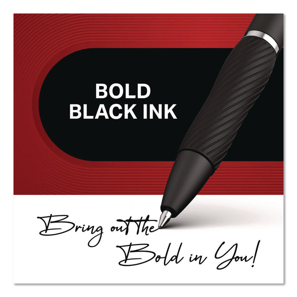 Sharpie® S-Gel™ S-Gel High-Performance Gel Pen, Retractable, Medium 0.7 mm, Black Ink, Black Barrel, 8/Pack (SAN2096139) Each
