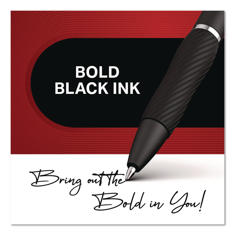 Sharpie® S-Gel™ S-Gel High-Performance Gel Pen, Retractable, Medium 0.7 mm, Black Ink, Black Barrel, 8/Pack (SAN2096139) Each