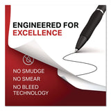Sharpie® S-Gel™ S-Gel High-Performance Gel Pen, Retractable, Medium 0.7 mm, Black Ink, Black Barrel, 8/Pack (SAN2096139) Each
