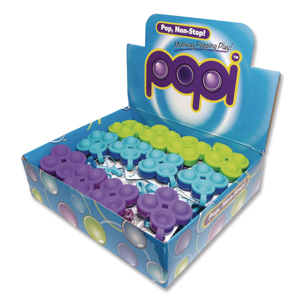 TPG Creations™ Popi Fidget Toy, Small, Assorted Colors, 24/Carton (TPG876) Case of 24