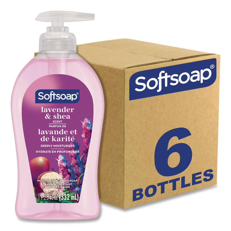 Softsoap® Liquid Hand Soap Pumps, Lavender Shea Scent, 6/Carton (CPCUS07058ACT) Case of 6