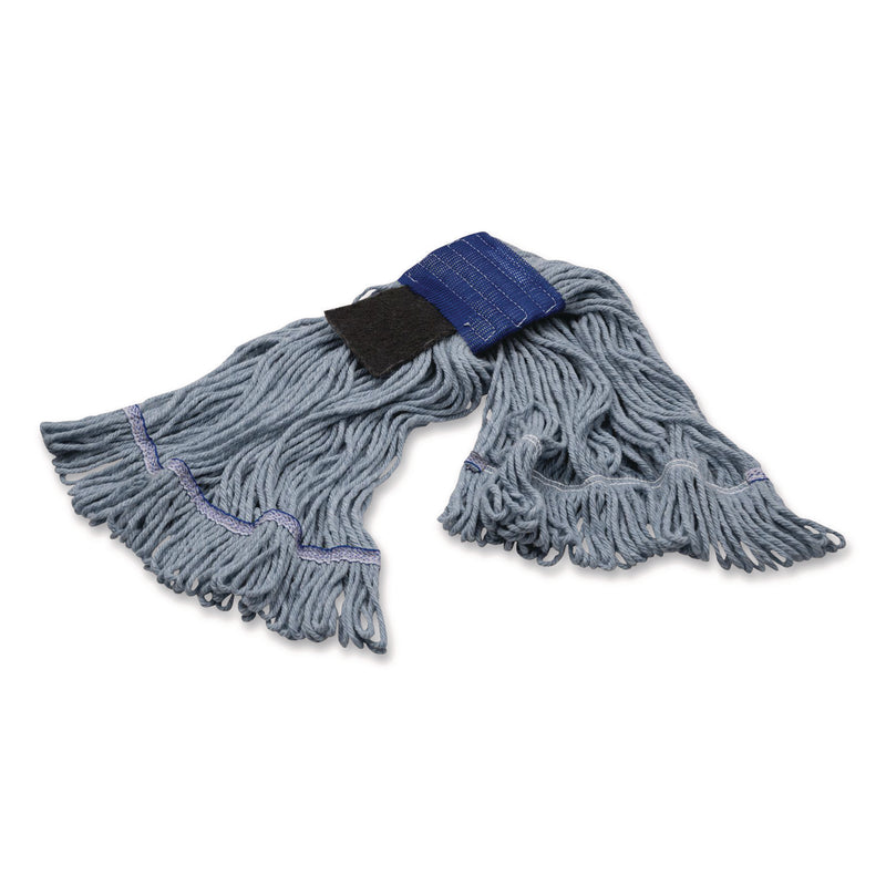 Carlisle Medium Blue Looped-End Mop, Cotton, 36 x 6 x 3, Blue (CFS369418S14) Each