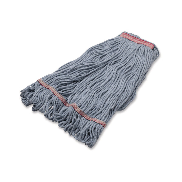 Carlisle Medium Blue Looped-End Mop, Cotton, 43 x 6 x 3, Red (CFS369423B14) Each