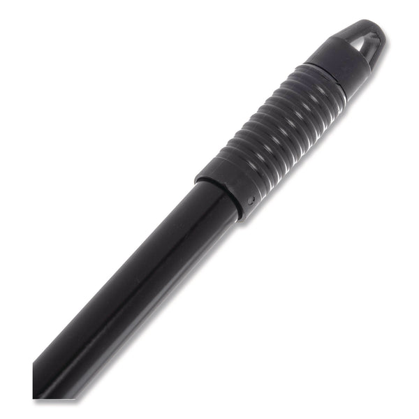 Carlisle Vinyl Coated Jaw Style Metal Mop Handle, 1" dia x 60", Black (CFS3697000) Each