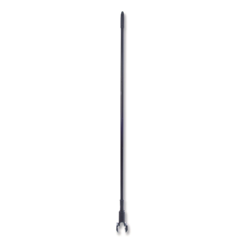 Carlisle Vinyl Coated Jaw Style Metal Mop Handle, 1" dia x 60", Black (CFS3697000) Each